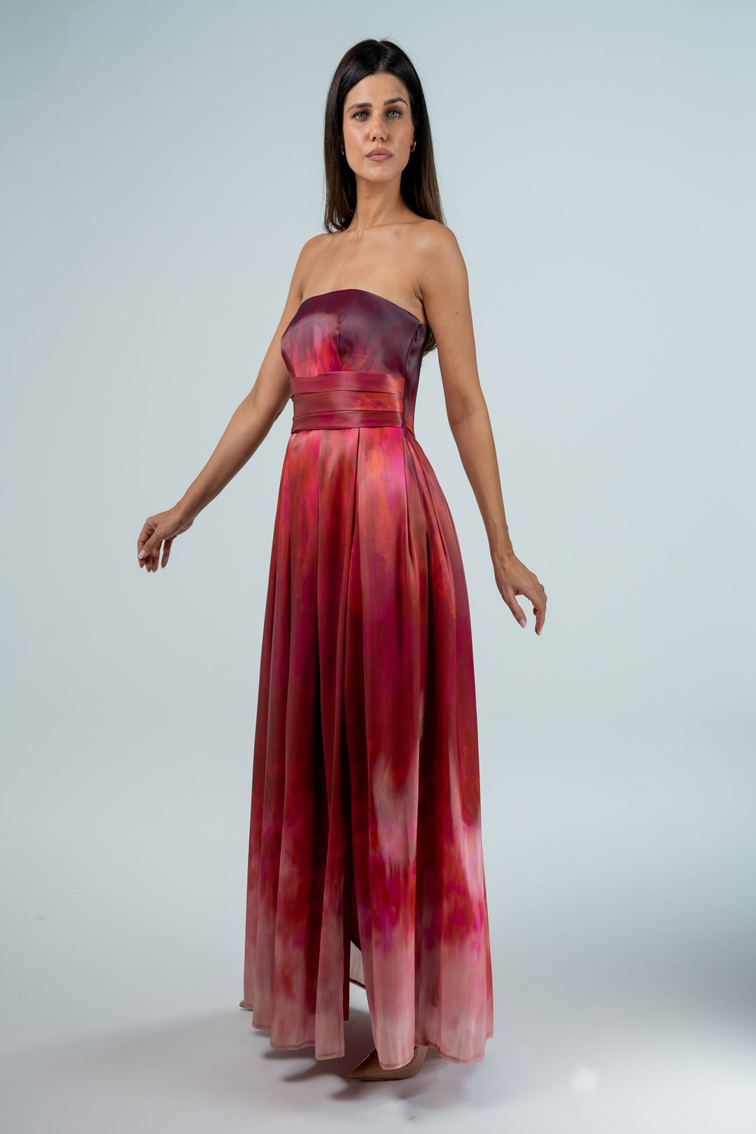 ROYAL OMBRÉ TAFFETA DRESS