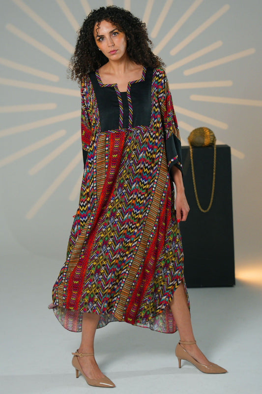 COLORFUL CHAOS KAFTAN